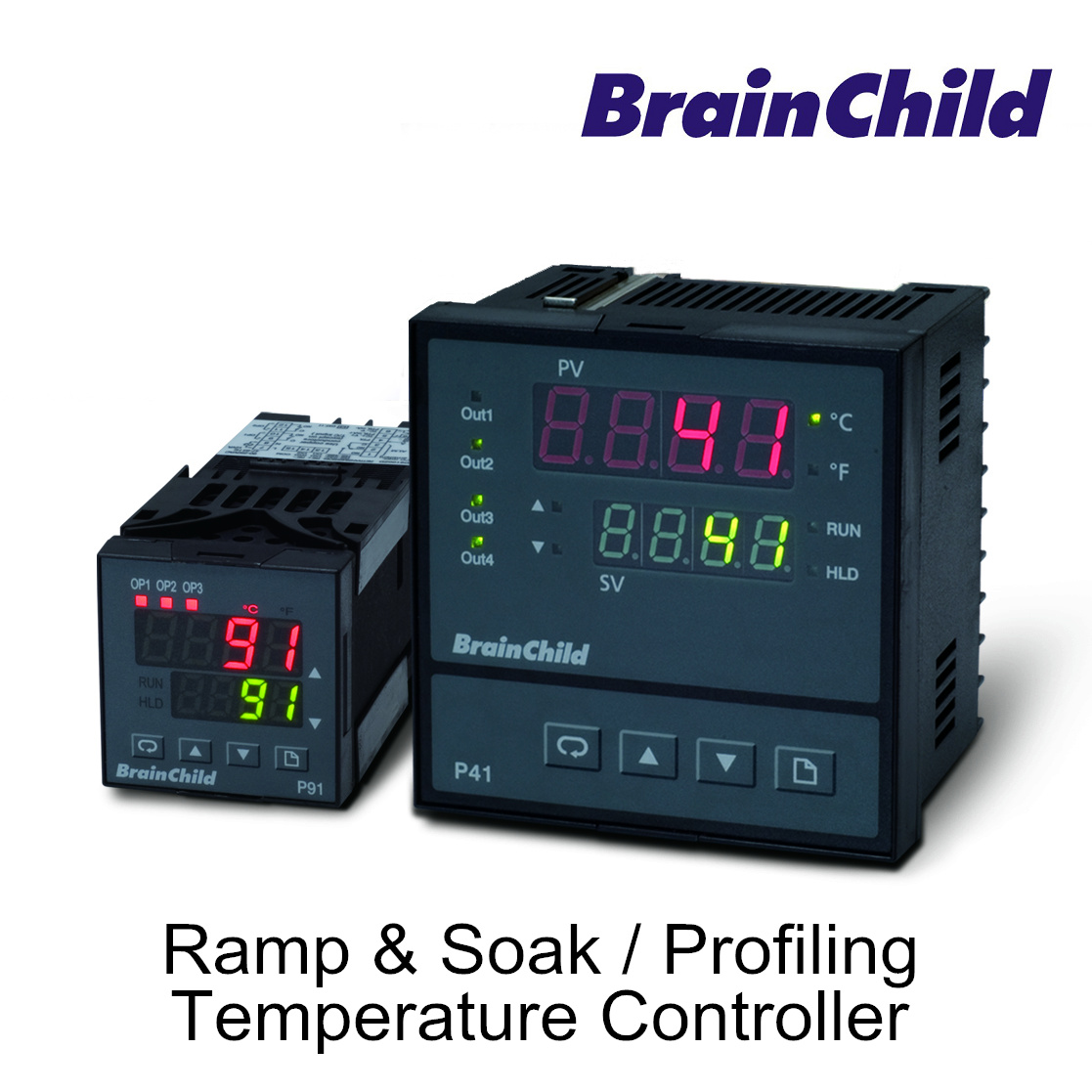 The Fuzzy Logic plus PID microprocessor-based profiling controller with many segments of ramp and dw...